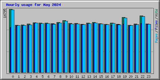 Hourly usage for May 2024